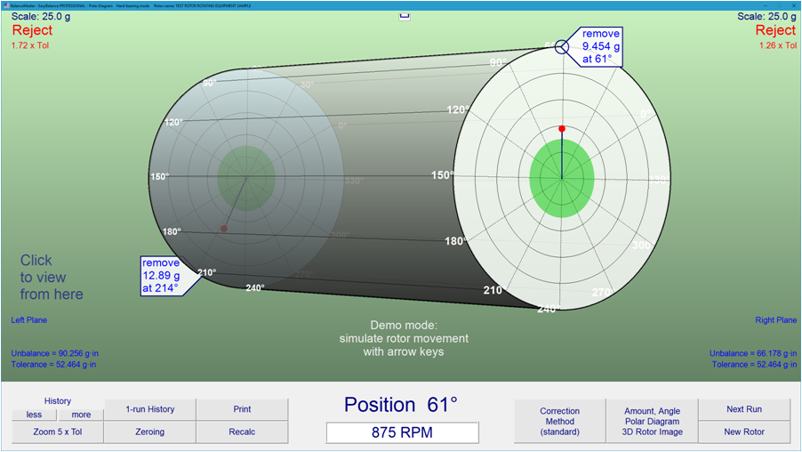 Balancing machines and instrumentation, made in USA.